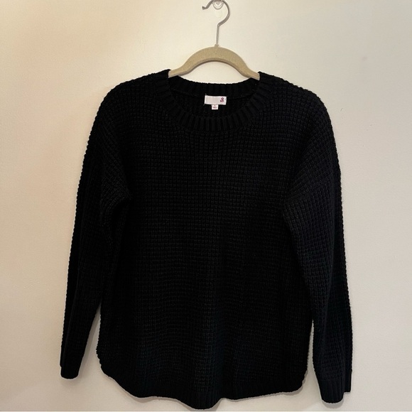 SO Sweaters - SO Waffle Knit Crew Neck Sweater